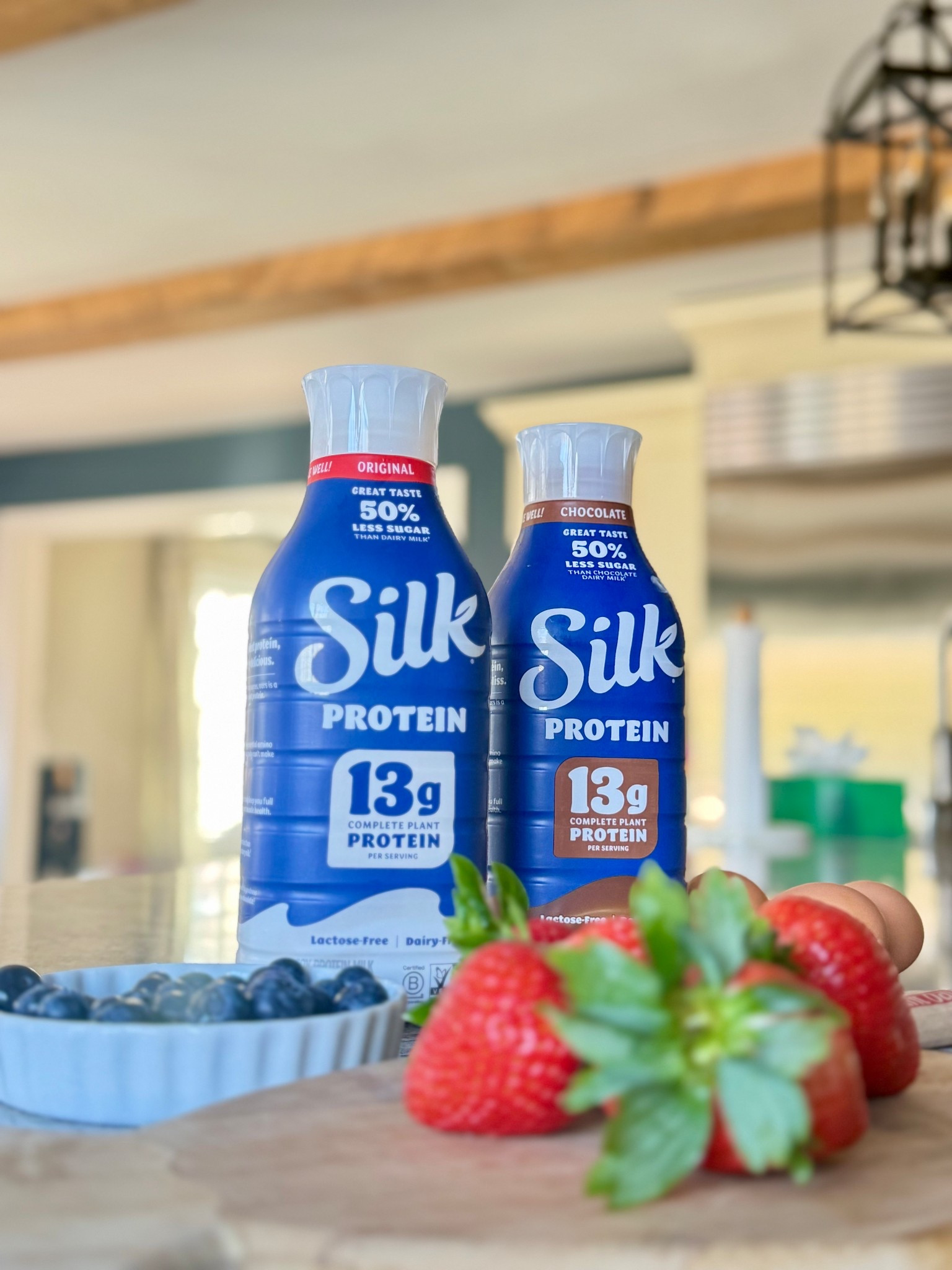 #ad NEW @Target  

 I’ve been loving Silk High Protein for busy mornings. It has 13g complete plant protein per serving, comes in Original and Chocolate, and works perfectly in my make-ahead breakfasts.

It’s lactose free, a good source of fiber, with 50% less sugar† and 50% more protein‡ than dairy milk.

20% off 2/22–2/28 with Target Circle
Linked here for easy shopping 👆
@silk @Target #feelplantygood #silkTarget #targetfinds #TargetPartner

† Silk Protein Original: 4g sugar/cup; reduced fat milk: 11g sugar/cup
‡ Silk Protein Original: 13g protein/cup; reduced fat milk: 8g protein/cup


#LTKmorningroutine #LTKfoodie #LTKmomlife