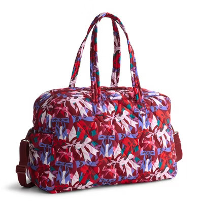 Vera Bradley Women's Outlet Ultralight Large Weekender Travel Bag Bow Show | Target