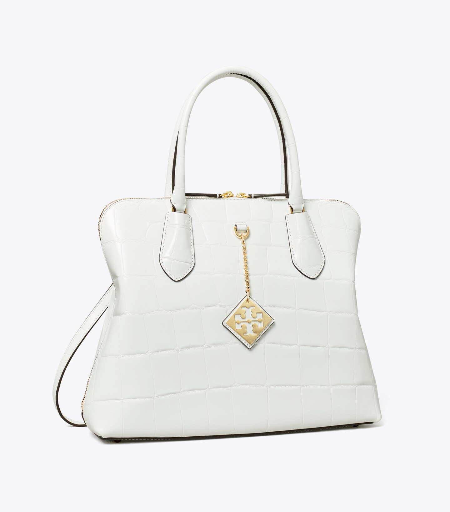 EMBOSSED SWING SATCHEL | Tory Burch (US)
