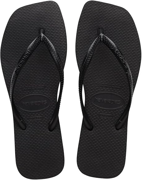 Havaianas Women's Slim Square Solid Flip Flops | Amazon (US)