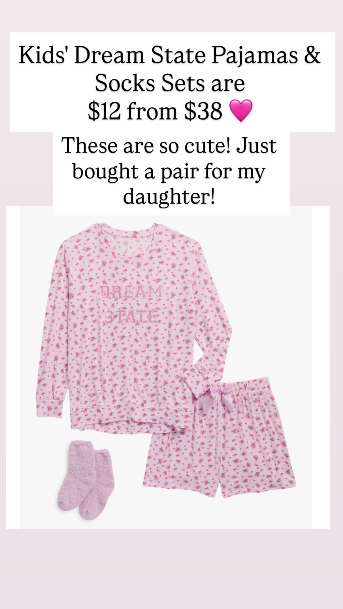 These DREAM STATE pajamas for girls are adorable!!!!

#LTKKids