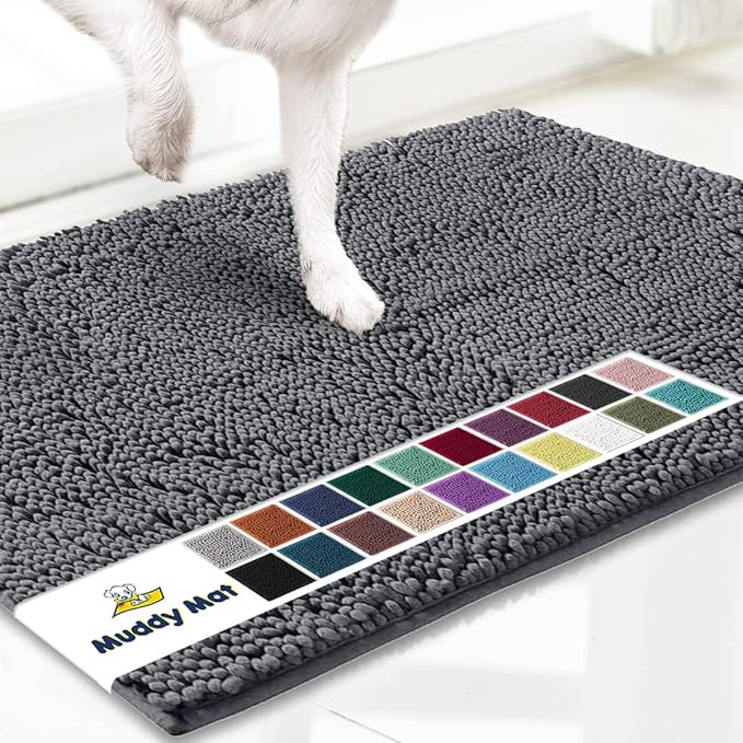 Muddy Mat® Shown on TV – Super Absorbent Microfiber Dog Door Mat for Muddy Paws, Non-Slip Wash... | Amazon (US)