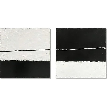 Canvas Wall Art for Living Room Dark Green and Gold Modern Large Abstract Painting Minimalist Painti | Walmart (US)