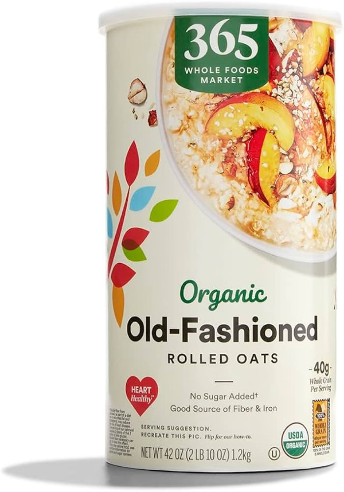 365 by Whole Foods Market, Organic Old-Fashioned Rolled Oats, 42 Ounce | Amazon (US)