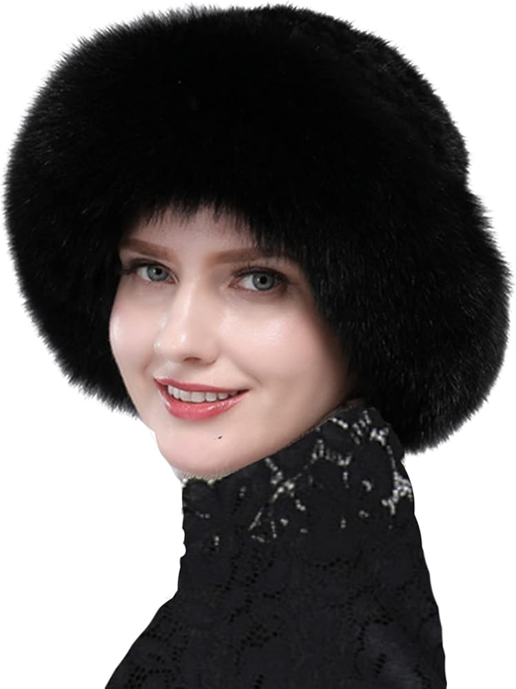 Winter Fur Hat for Women,Warm Knitted Real Mink Fur Hat,Best Gift | Amazon (US)