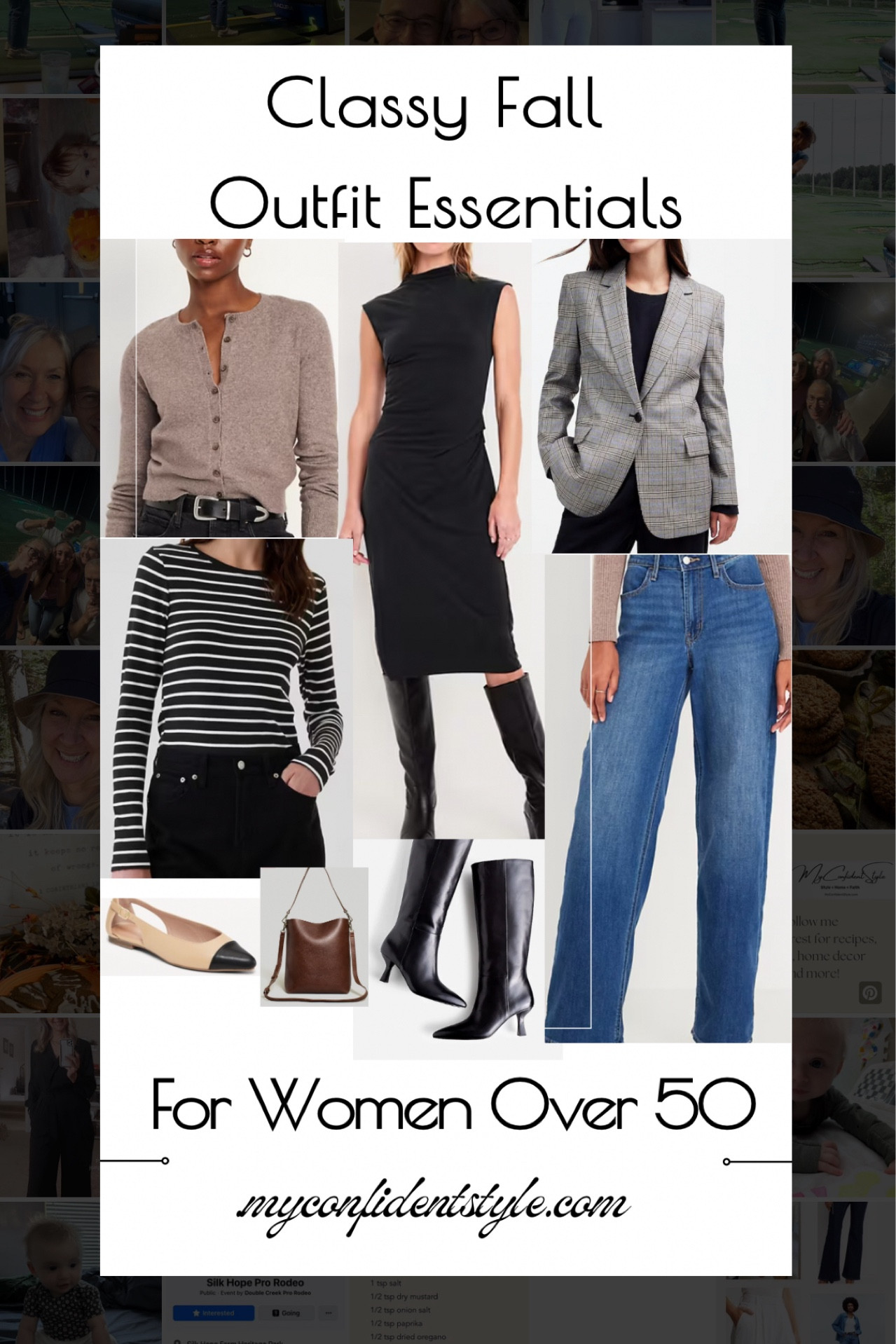 Stunning outfit choices for women over 50. Who says our style has to die at 50? Know one I know that’s for sure! Spice up your look with these amazing classic pieces that will serve your capsule wardrobe well! Great neutrals to mix and match for a full season of outfits!

#CapsuleWardrobe #NeutralPieces #OutfitLooksForWomenOver50 #WomenOver50Outfit #FallOutfit 

#LTKSeasonal #LTKFallSale #LTKStyleTip