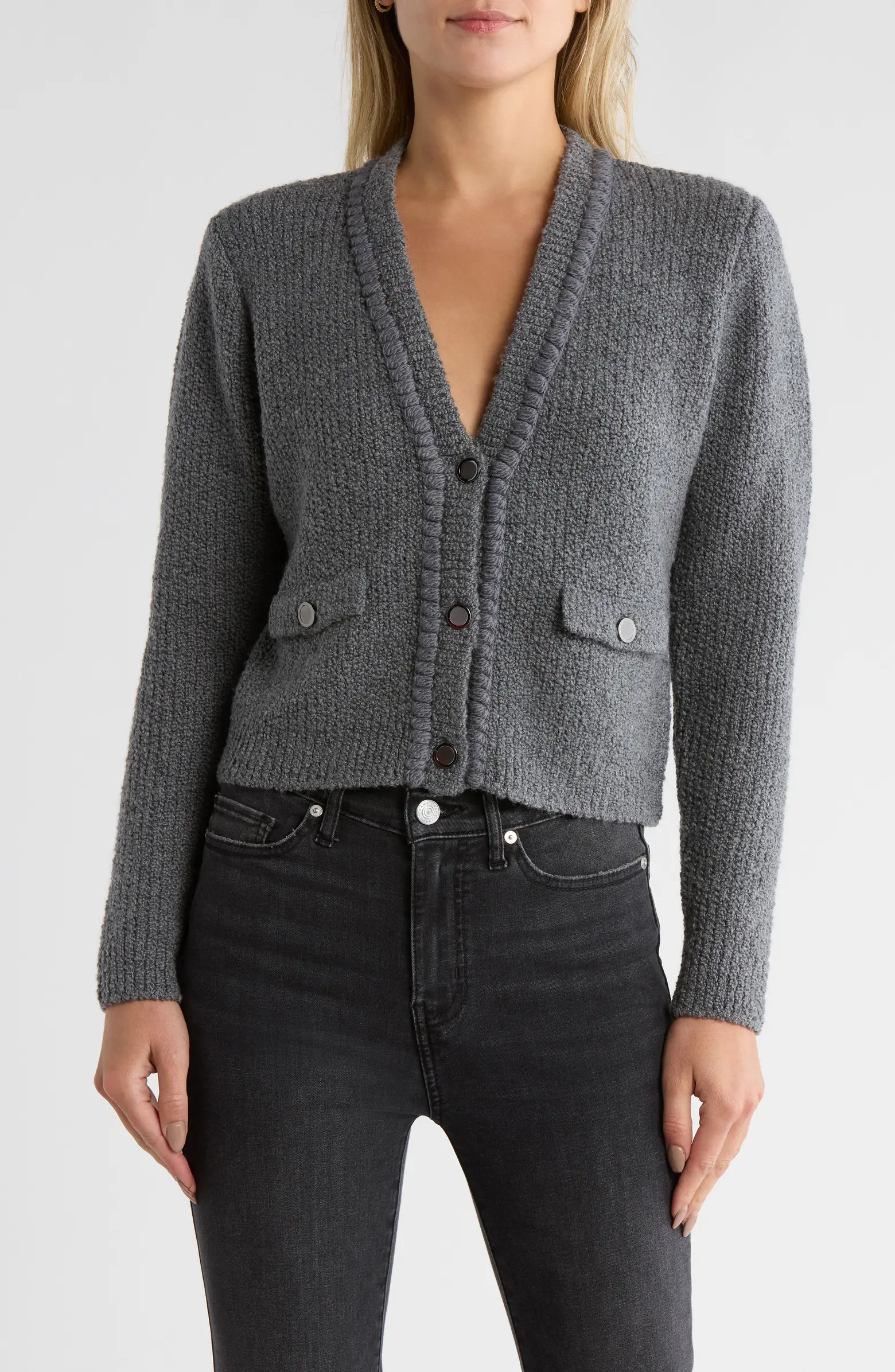 Double Pocket Crop Cardigan | Nordstrom Rack