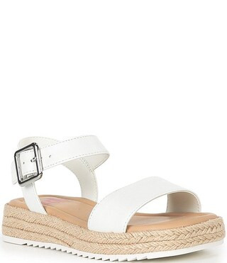 GB Girls' Keegan Leather Espadrille Flat Sandals (Youth) | Dillard's | Dillard's