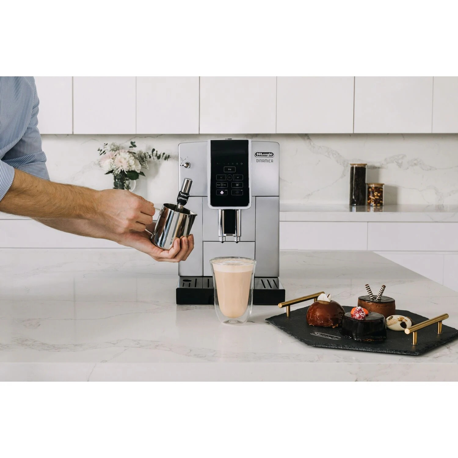 De'Longhi Dinamica Fully Automatic Coffee and Espresso Machine | Bed Bath & Beyond