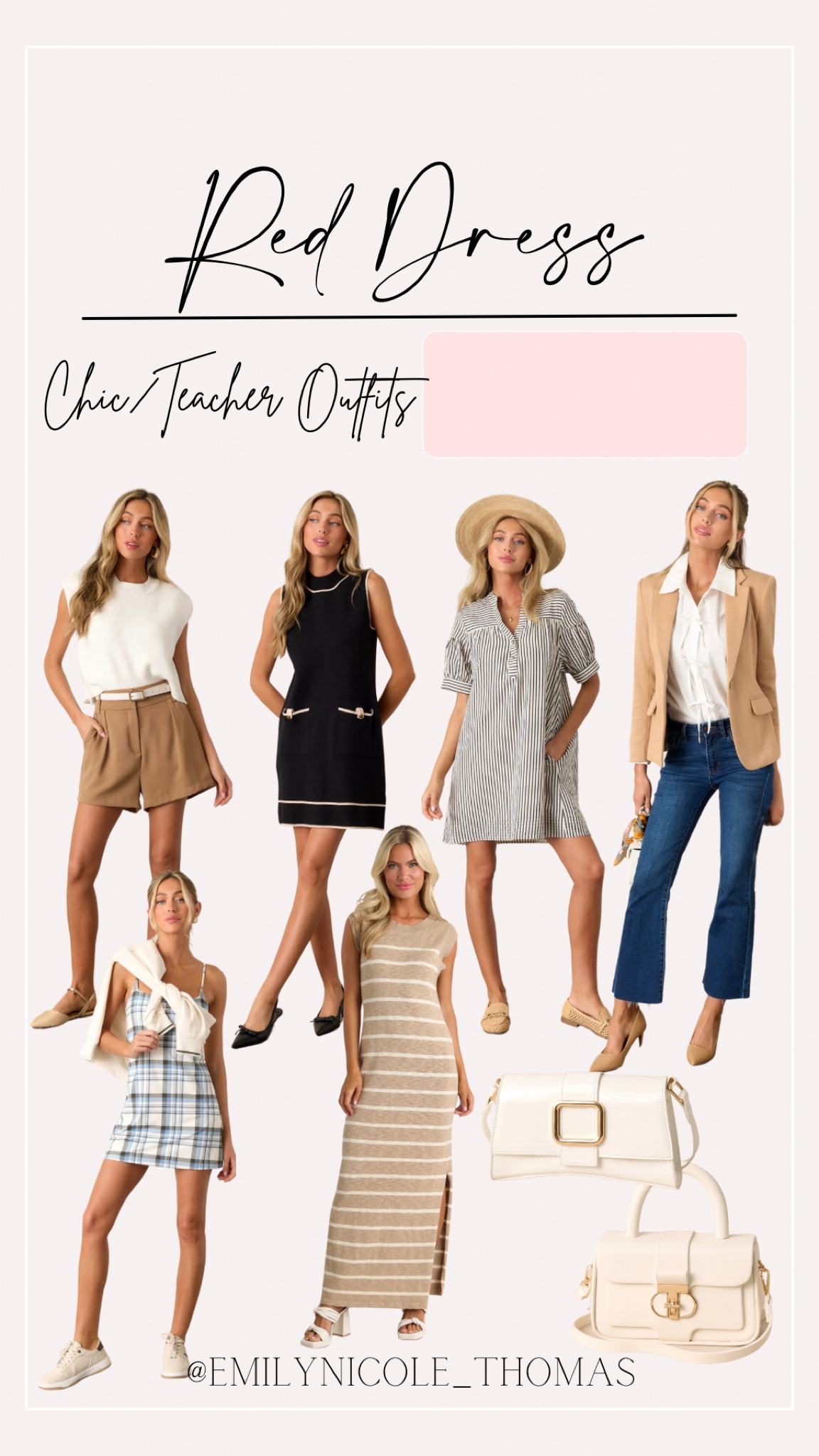 More Chic/Teacher Outfits🍎📚

Red Dress Boutique, Red Dress, black dress, midi dress, teacher outfit, teacher style, work outfit, work from home outfit, fall outfit, chic style, classic style, timeless style, heels, handbags, & purses

#LTKBacktoSchool #LTKStyleTip #LTKWorkwear