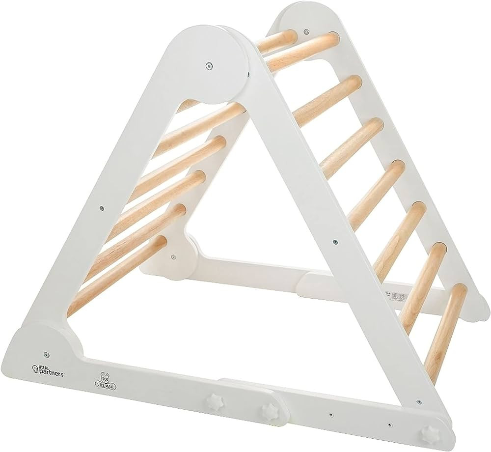 Little Partners® Learn 'N Climb Wooden Climbing Triangle Foldable Wood Climbing Gym for Toddlers... | Amazon (US)