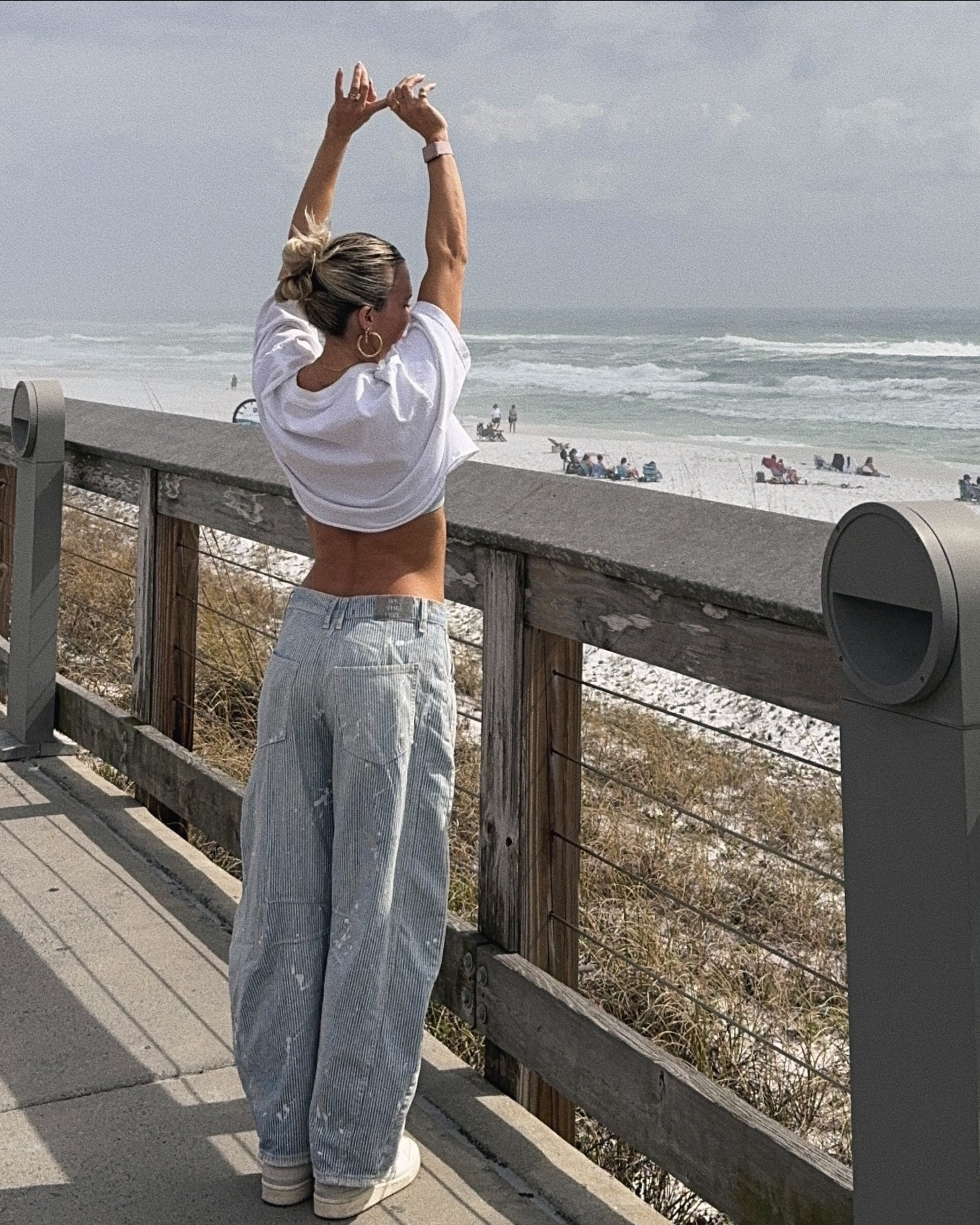 These pants 😍 sized up 2 sizes from my normal pant size for a lower waist fit. Wearing a 27!

#LTKstyletip #LTKU #LTKSeasonal