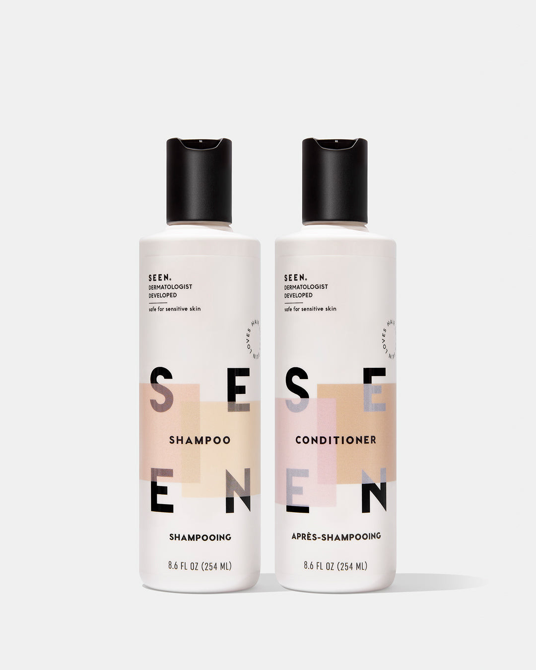 SEEN Shampoo & Conditioner Bundle - Dermatologist Recommended & Designed | SEEN Hair Care