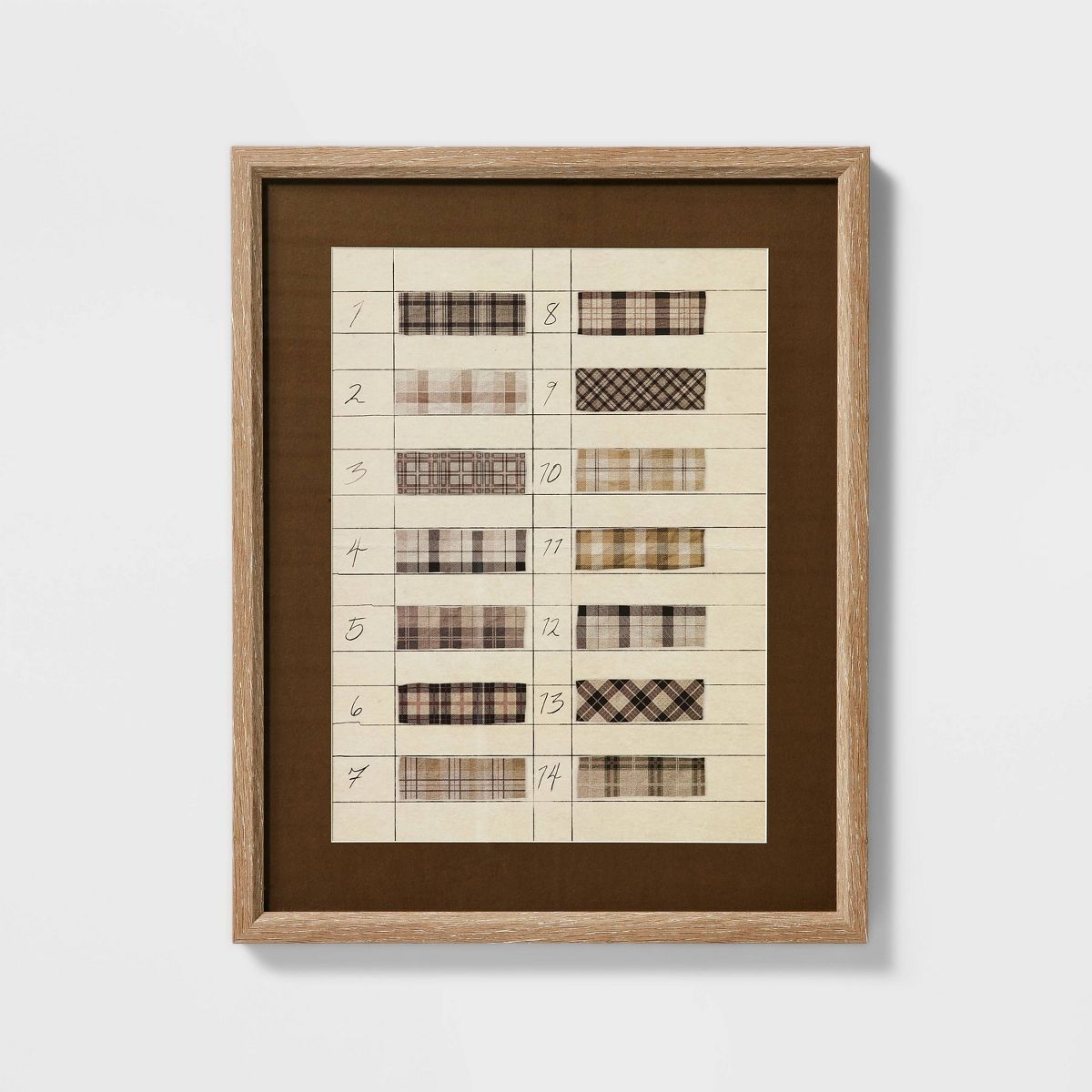 16" x 20" Ribbon Pattern Framed Underglass with Mat Antique Brass - Threshold™ designed with St... | Target