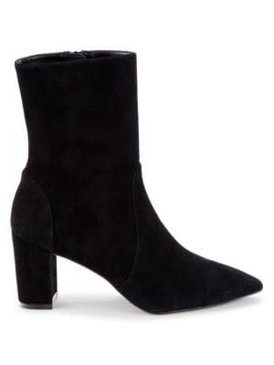 Stuart Weitzman Suede Ankle Booties on SALE | Saks OFF 5TH | Saks Fifth Avenue OFF 5TH