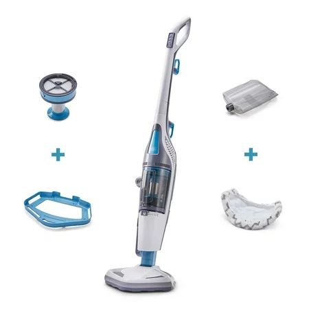Black and Decker HEPA Corded Steam Mop and Vacuum Cleaner Combination Duo, White | Walmart (US)