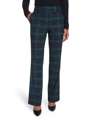 Tommy Hilfiger Women's Watch Plaid Bootcut Trousers - Macy's | Macy's