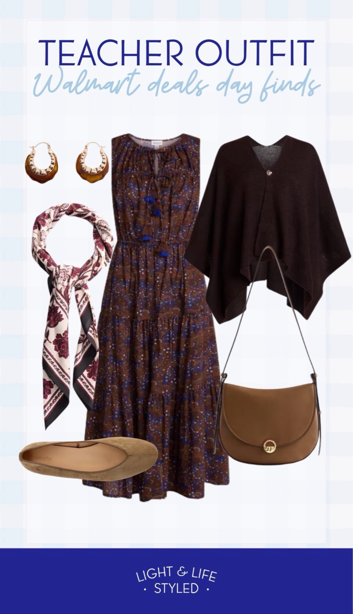 Walmart deals teacher outfit idea!