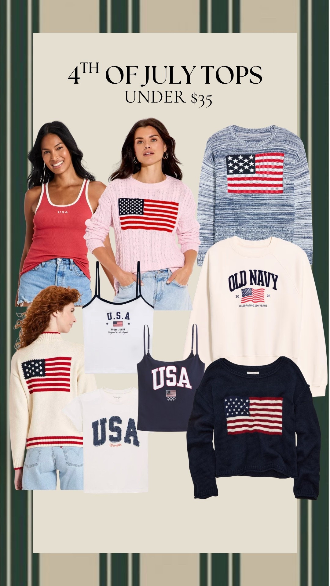 4th of July Tops UNDER $35 🇺🇸

#LTKgrwm #LTKootd #LTKSeasonal