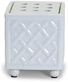 Two's Company Faux Bamboo Square Floral Arranger | Amazon (US)