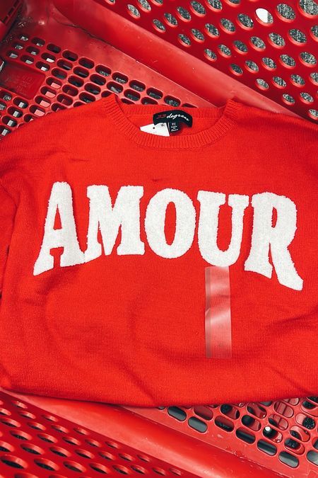 Amour sweater from Target! 

#valentinesday #target #valentines #everydayoutfit #casual #sweatshirt  

#LTKsalealert #LTKSeasonal #LTKfamily