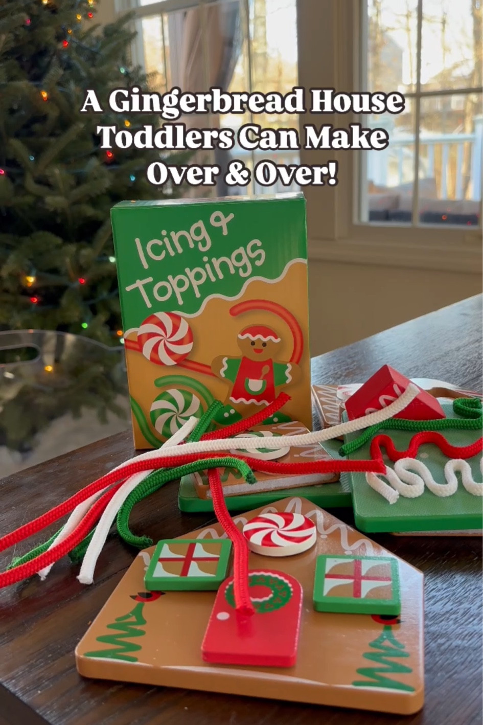 This mess free reusable ginger bread house has been a HUGE hit here! And only $15 right now! ✨ 