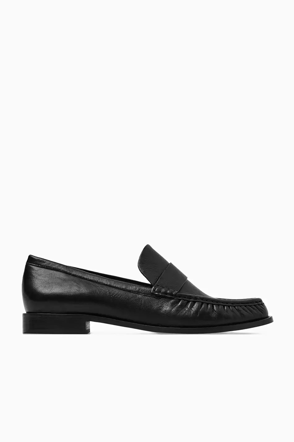 LEATHER LOAFERS - BLACK - COS | COS UK