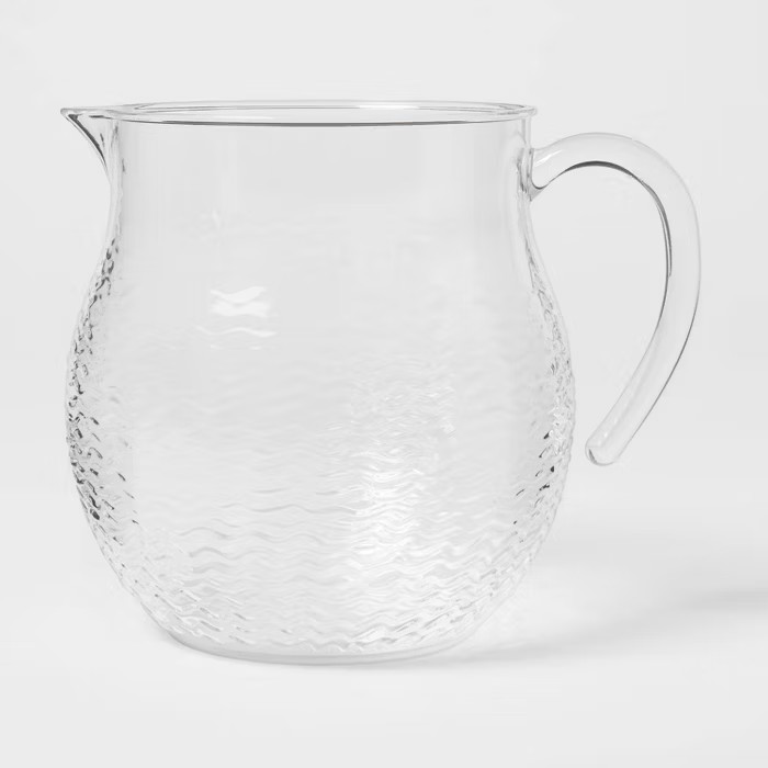 95oz Plastic Wave Texture Beverage Pitcher - Opalhouse™ | Target
