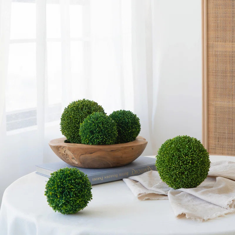 5.9'' Faux Boxwood Plant (Set of 4) | Wayfair North America