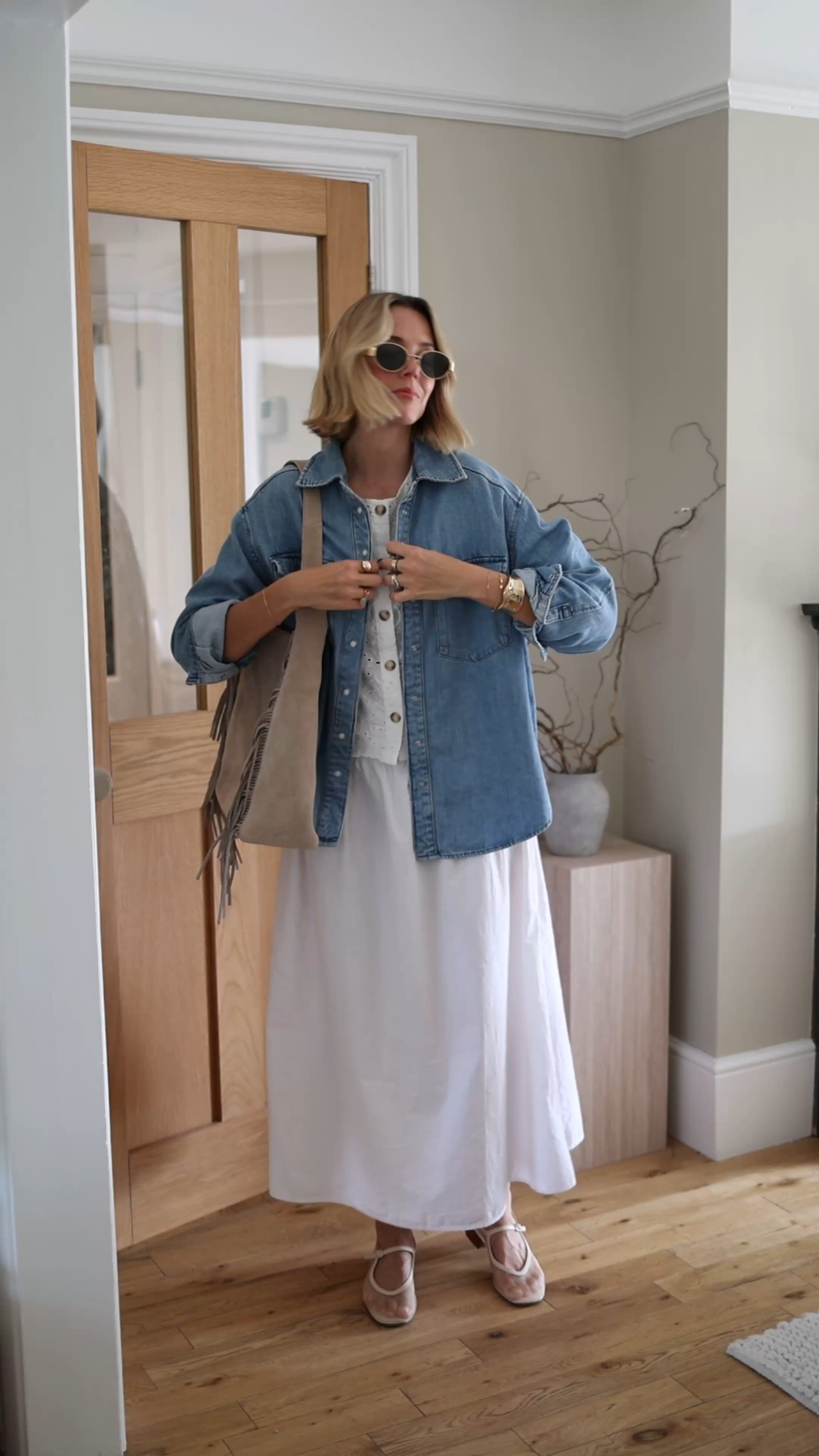 Skirt, Top, Ballerinas, Bag, Metal Cuff – & Other Stories, Sezane, H&M, Mint Velvet, Orelia 

 

#LTKuk #LTKspring #LTKstyletip