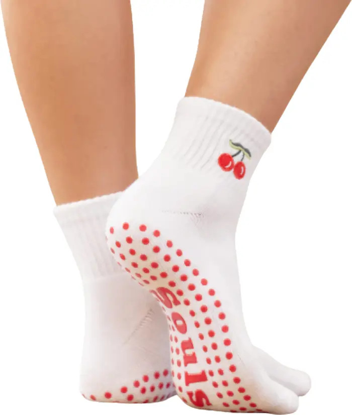 Cherry Ankle Grip Socks | Nordstrom
