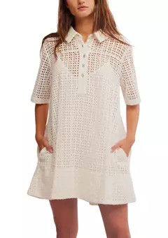 Free People Remino Eyelet Minidress | Belk