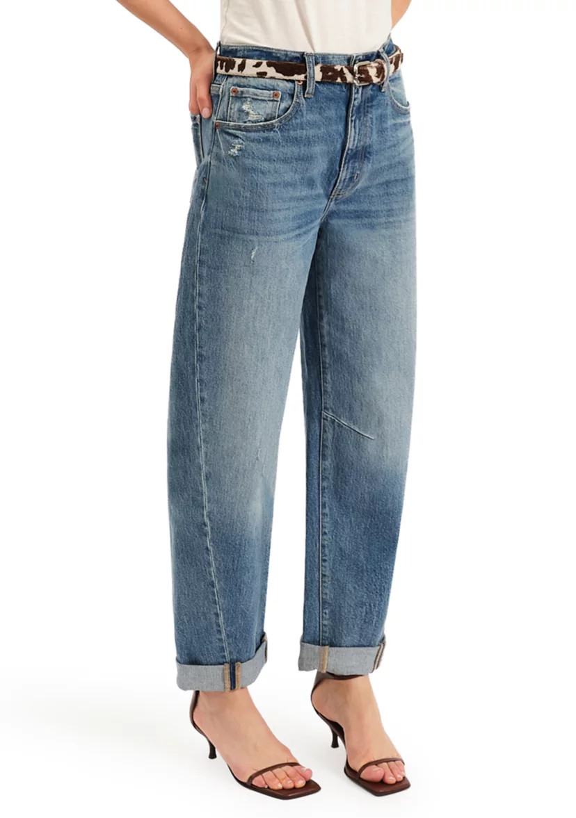 Women's Venice Cuffed Barrel Jeans | Belk