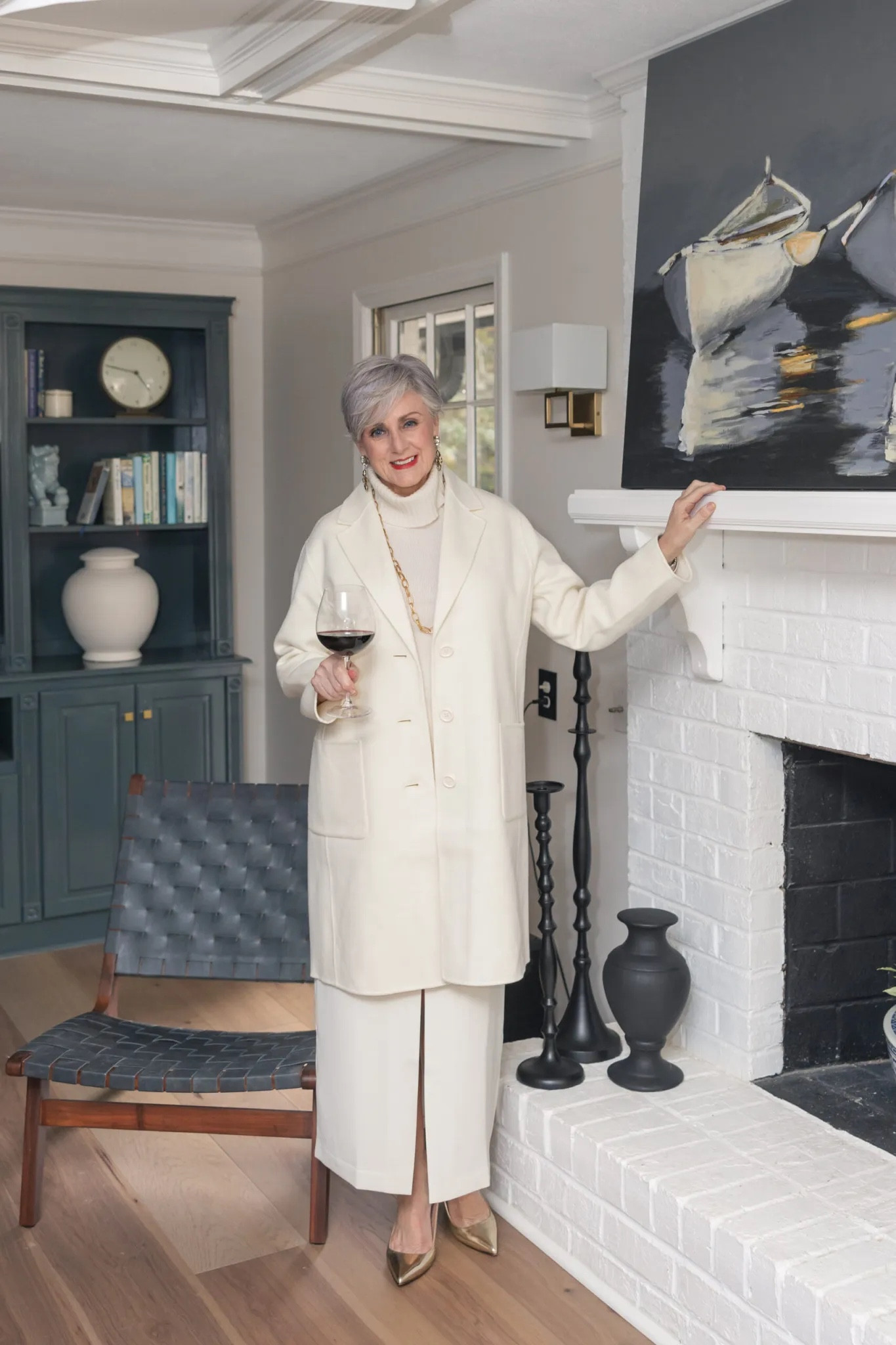 White Monochromatic Holiday Outfit 🤍

#LTKOver40 #LTKSeasonal #LTKStyleTip