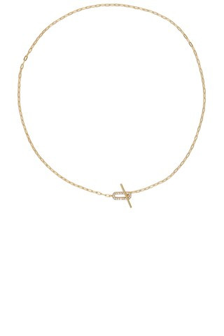 SHASHI Jade Pave Necklace in Gold from Revolve.com | Revolve Clothing (Global)