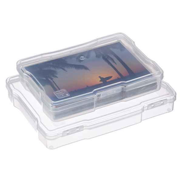 Iris Clear Photo & Craft Cases with Hinged Lids | The Container Store