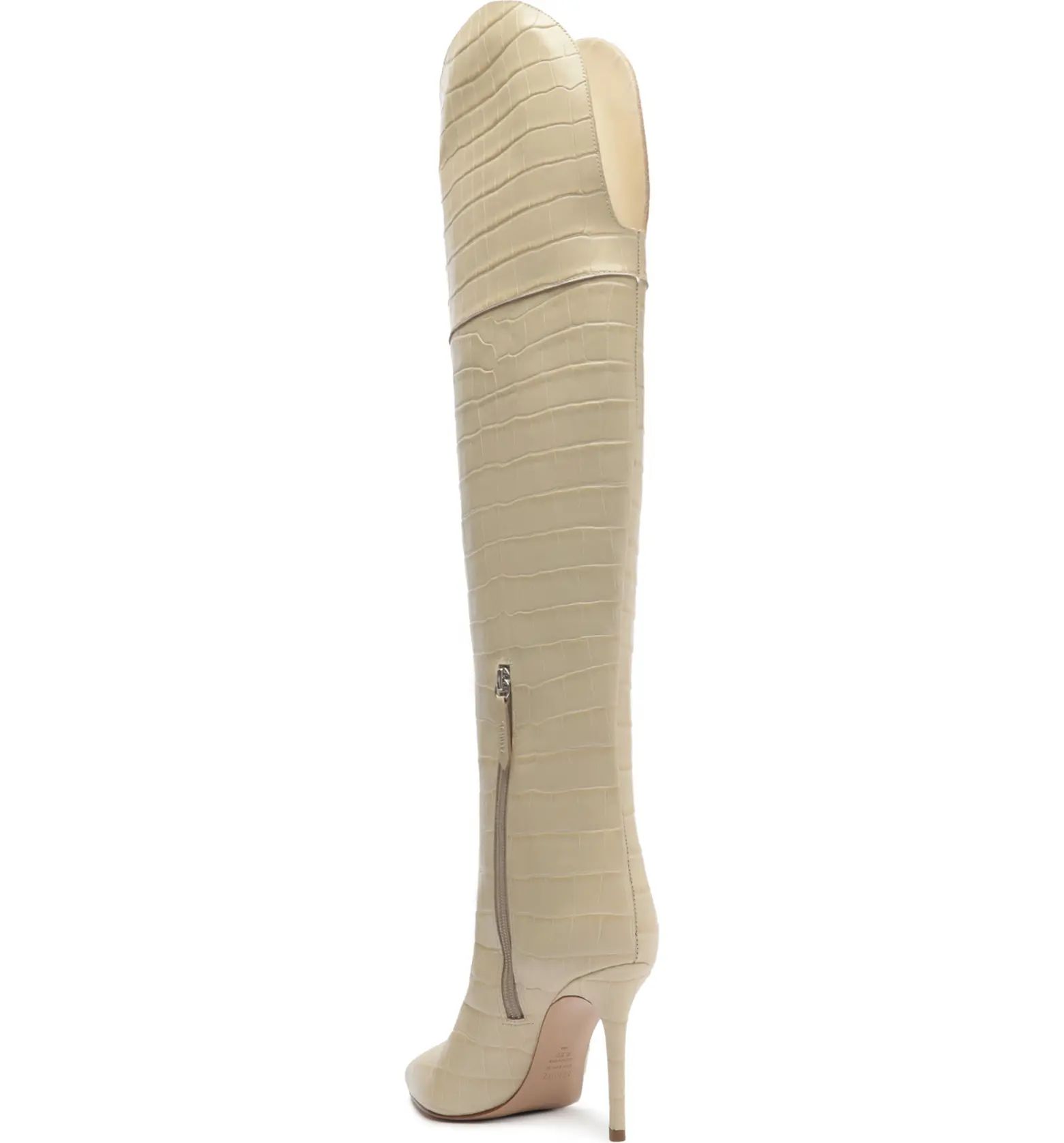 Maryana Croc Embossed Over the Knee Boot (Women) | Nordstrom