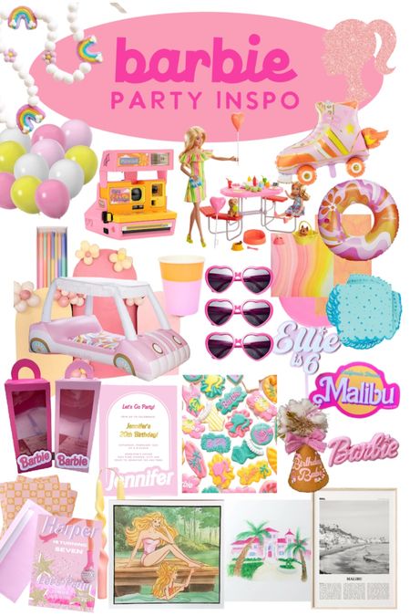 Barbie party 🩵 

#LTKkids #LTKfamily #LTKSeasonal