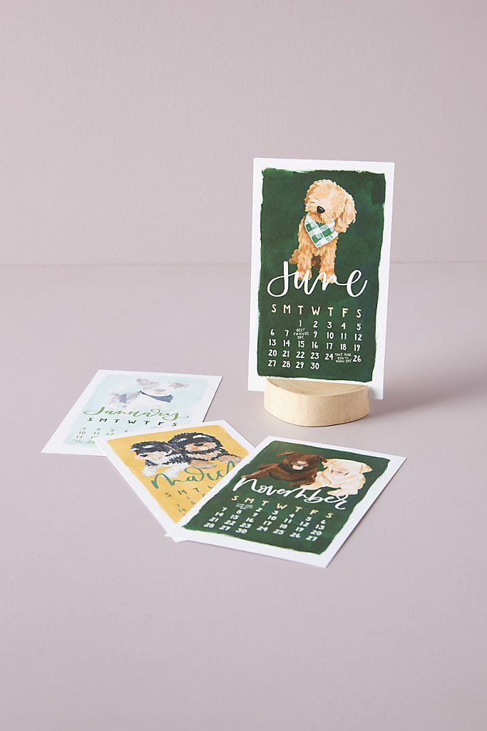 1canoe2 2021 Doggie Desk Calendar | Anthropologie (US)