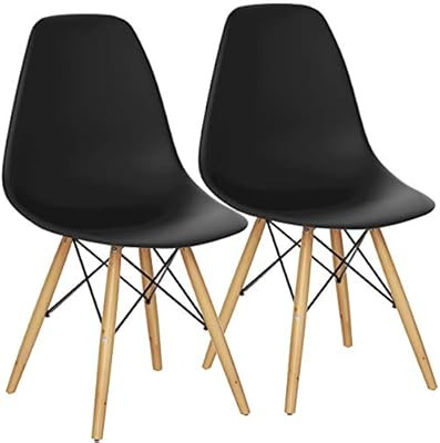 Giantex DSW Dining Chair, Pre Assembled Mid Century Style Wood Dining Chairs, Modern DSW Chair, S... | Amazon (US)