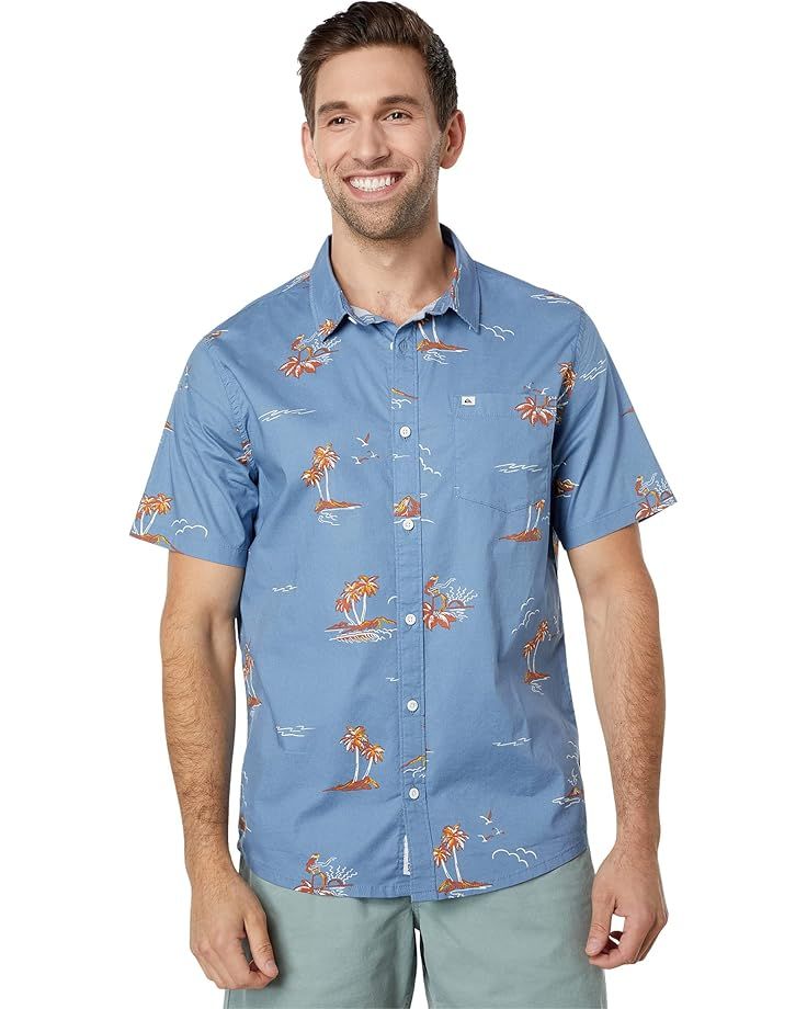 Quiksilver Island Time Stretch Short Sleeve Woven | Zappos