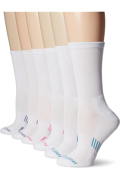 Hanes Women's 10-Pair Value Pack Crew Socks | Amazon (US)