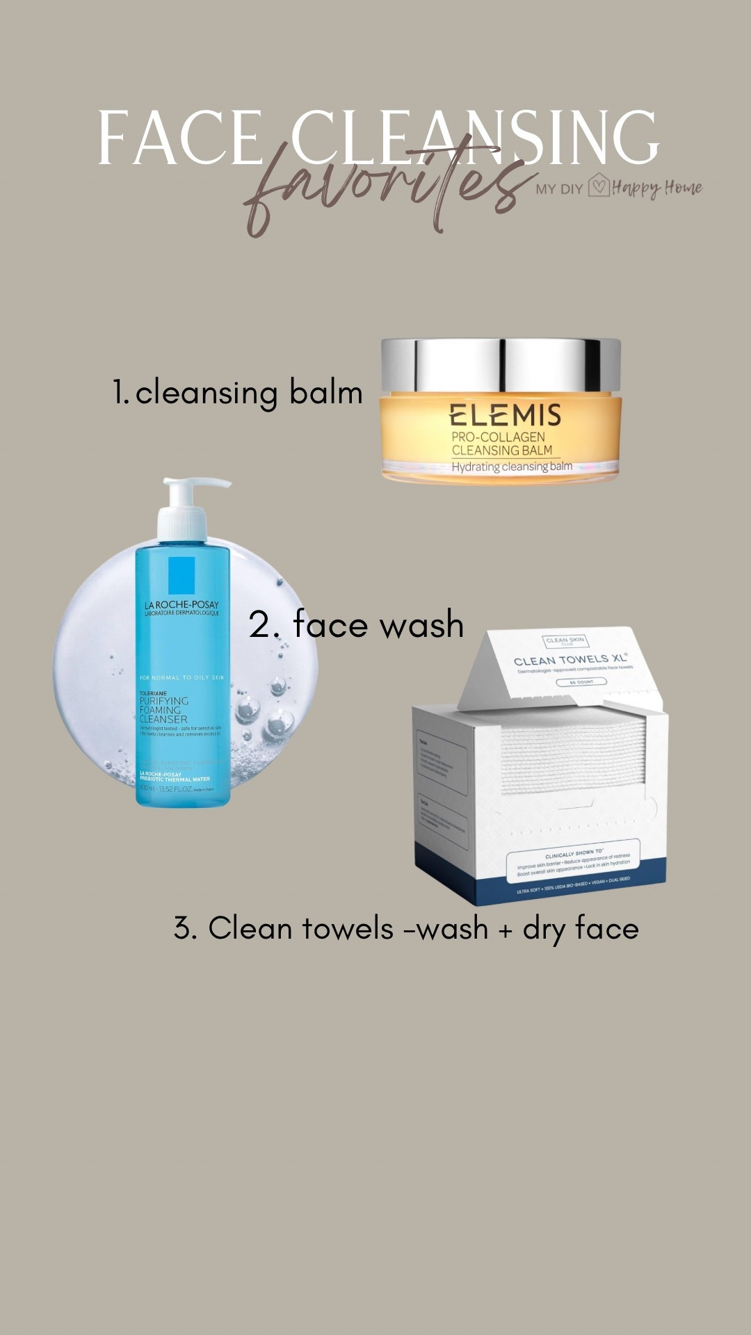 My face cleansing go-to’s:

I do the double cleanse method.
1. Use the cleansing balm first, wipe away with a damp Clean Towel
2. Wash face with the  face wash 
3. Dry with a Clean Towel.

#LTKBeauty #LTKFindsUnder50 #LTKOver40