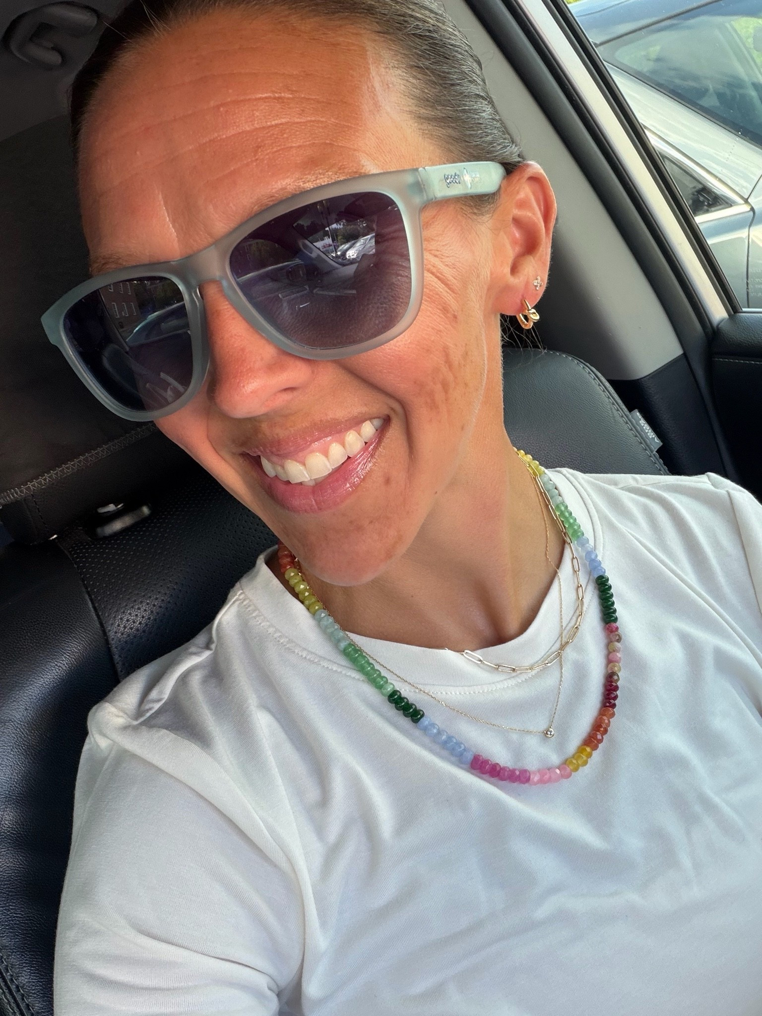 A few of my current favorite accessories <3 These sunnies are also great for him. I’m wearing lip gloss shades: gummy bear and heat. 


#giftidea #giftforher #goodr #sunglasses #beadednecklace #necklacestack #under10 #lipgloss #maybelline #amazon #knotearrings #budgetfriendly @Etsy @Quince @Target

#LTKOver40 #LTKU #LTKgrwm