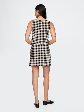 Linen-Blend Mini Skort | Gap (US)