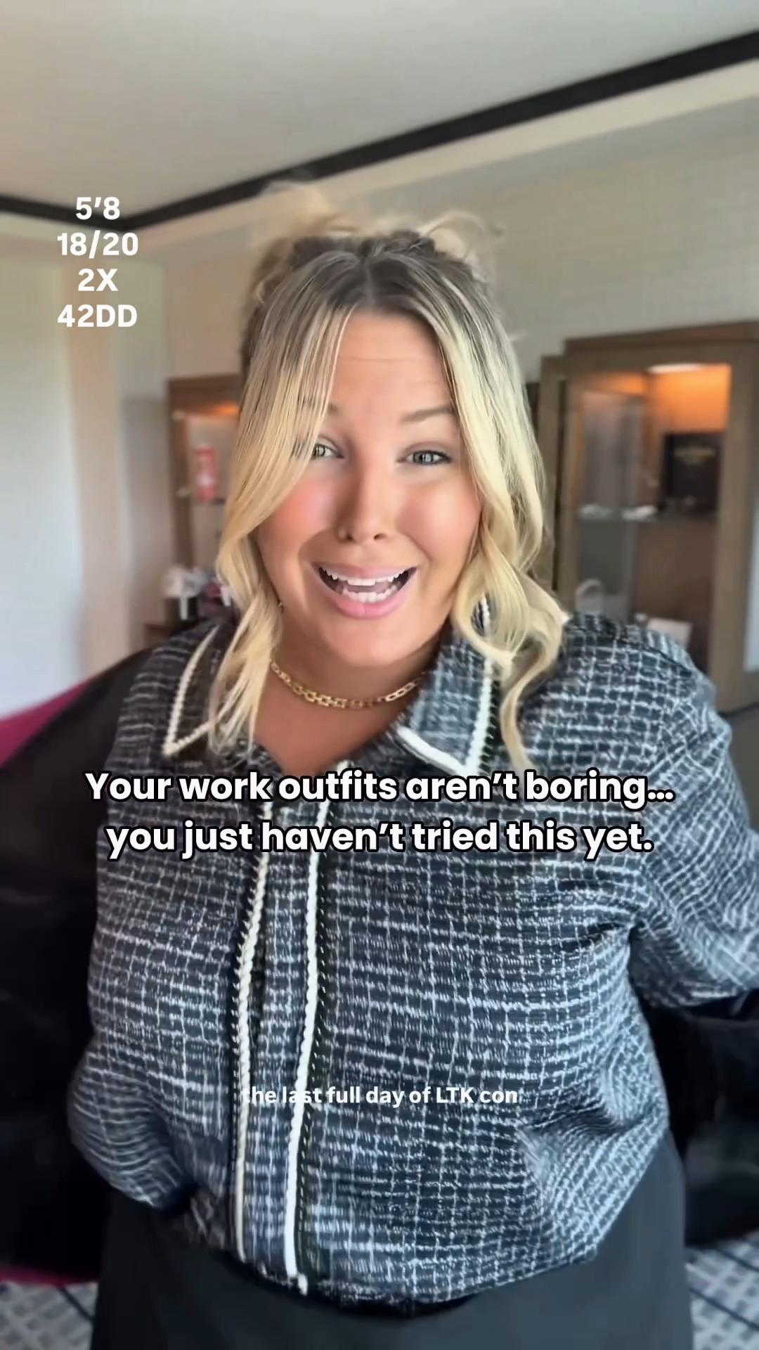 Wearing a 2X in the dress. A 2x in the button up top and a 3X in the skort. Plus size, outfit inspo, work wear, LTK con, fall fashion, apron belly

#LTKSeasonal #LTKPlusSize #LTKWorkwear