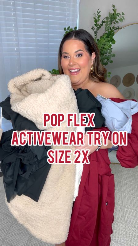 Plus size activewear try on for my curvy babes who want the cutest workout options! I’m wearing a 2X or 1X/2X in everything! 💗

#LTKplussize #LTKstyletip