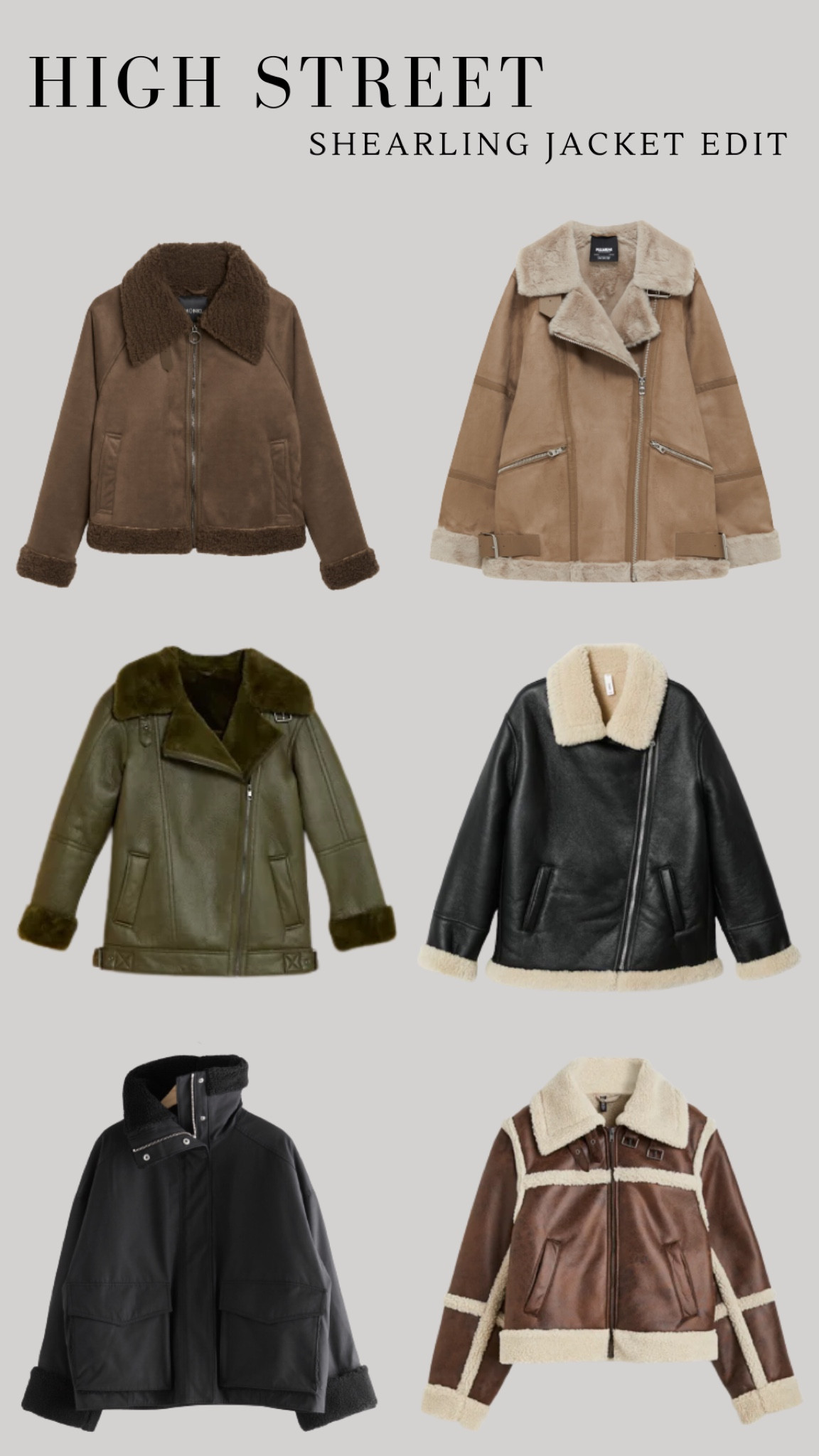 Shop my top 6 shearling jackets that I’ve found on the high street 

#LTKunder100 #LTKeurope #LTKSeasonal