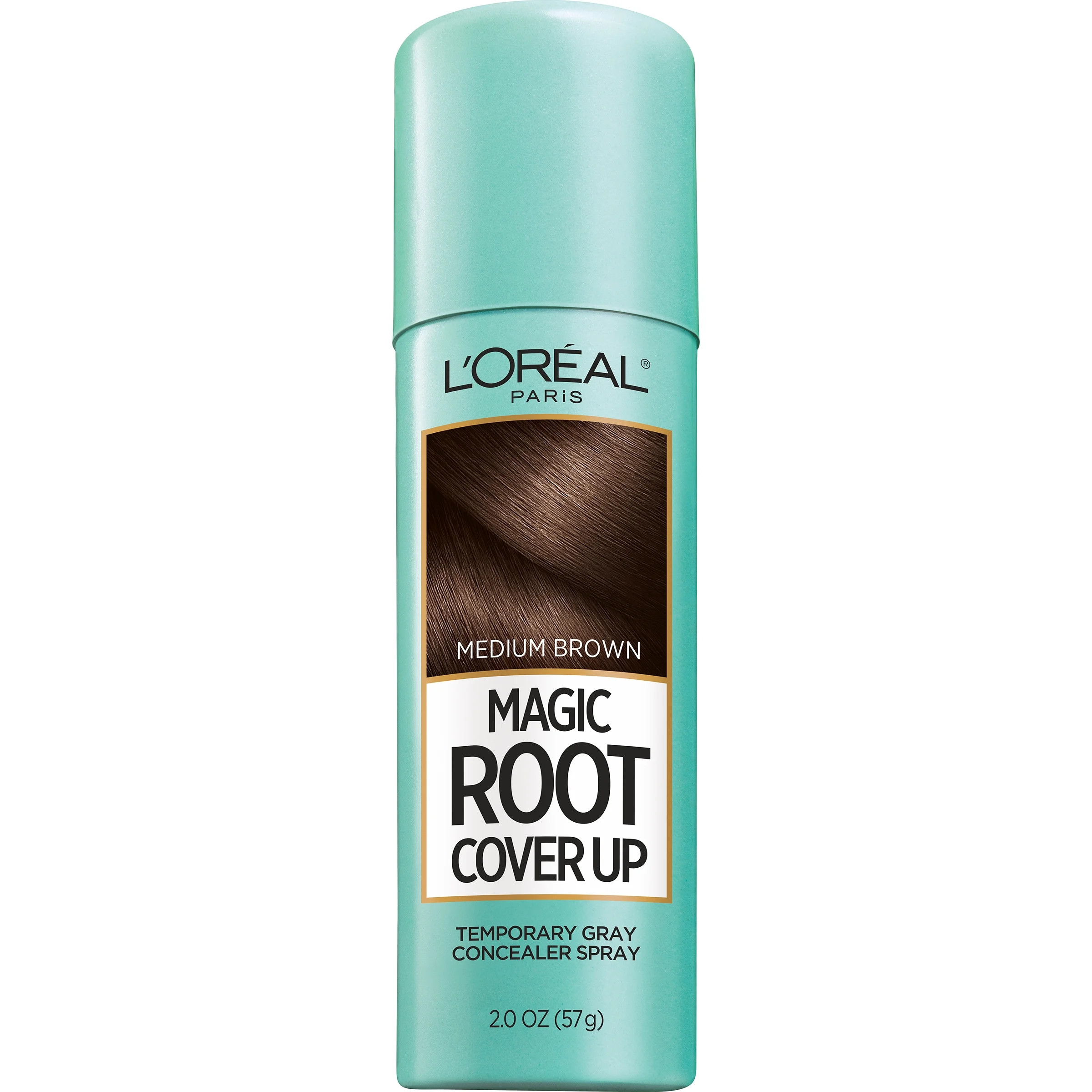 L'Oreal Paris Magic Root Cover Up Concealer Spray, Medium Brown, 2 oz | Walmart (US)