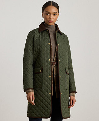Women's Quilted Coat | Macy's